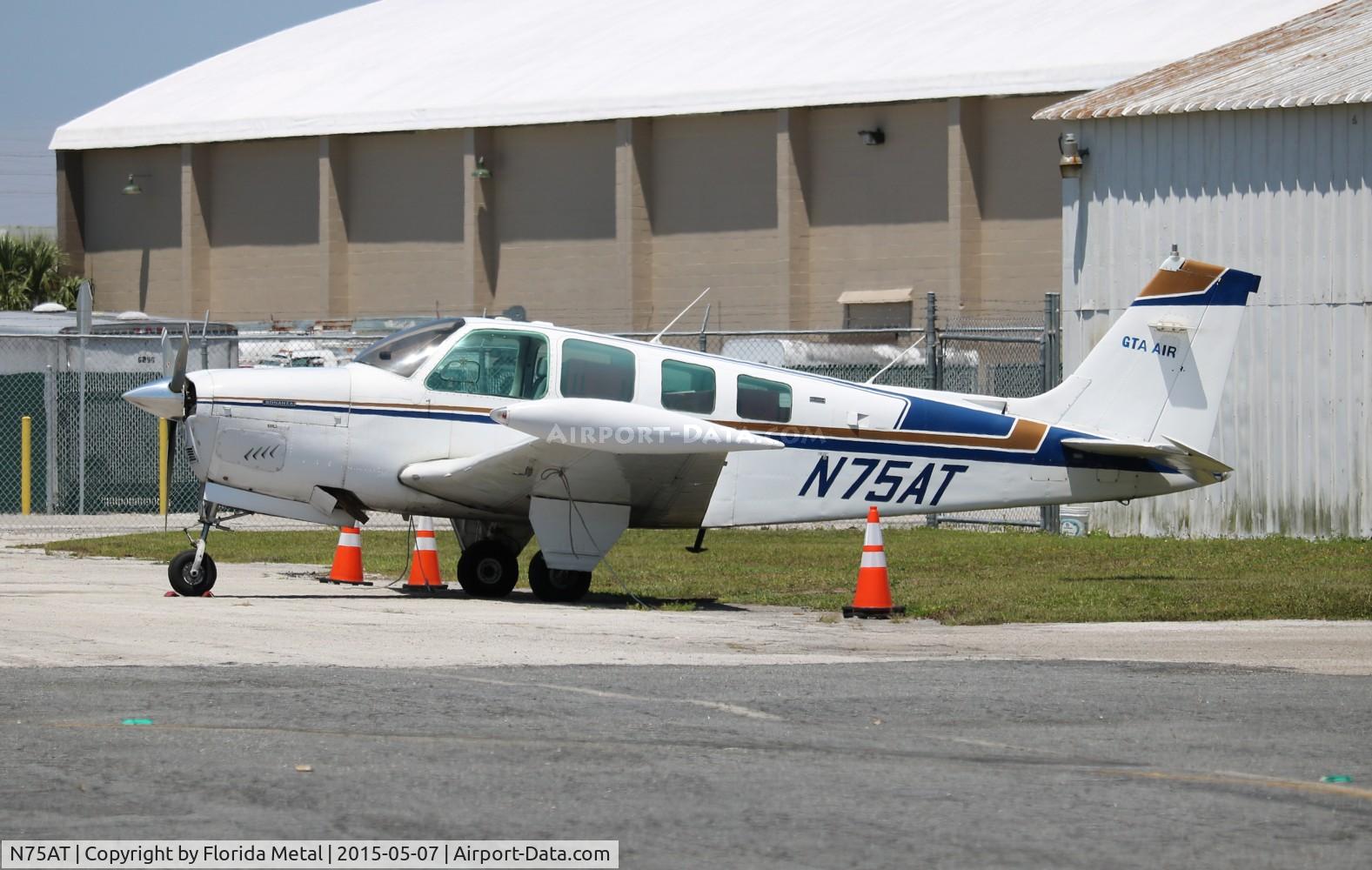 N75AT, 1974 Beech A36 Bonanza 36 C/N E-597, Beech A36