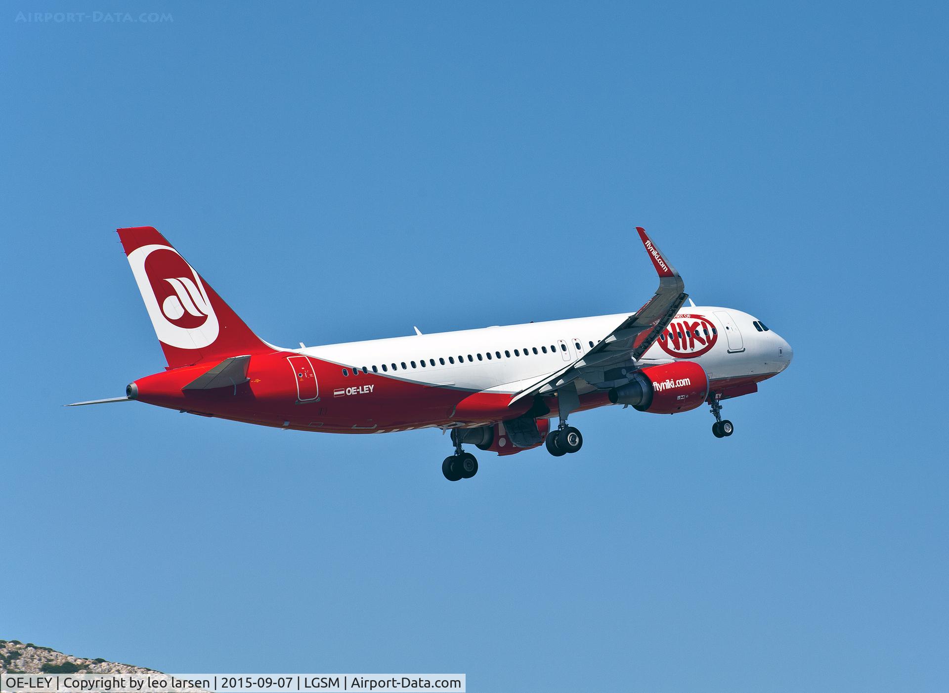 OE-LEY, 2013 Airbus A320-214 C/N 5648, Samos 7.9.15