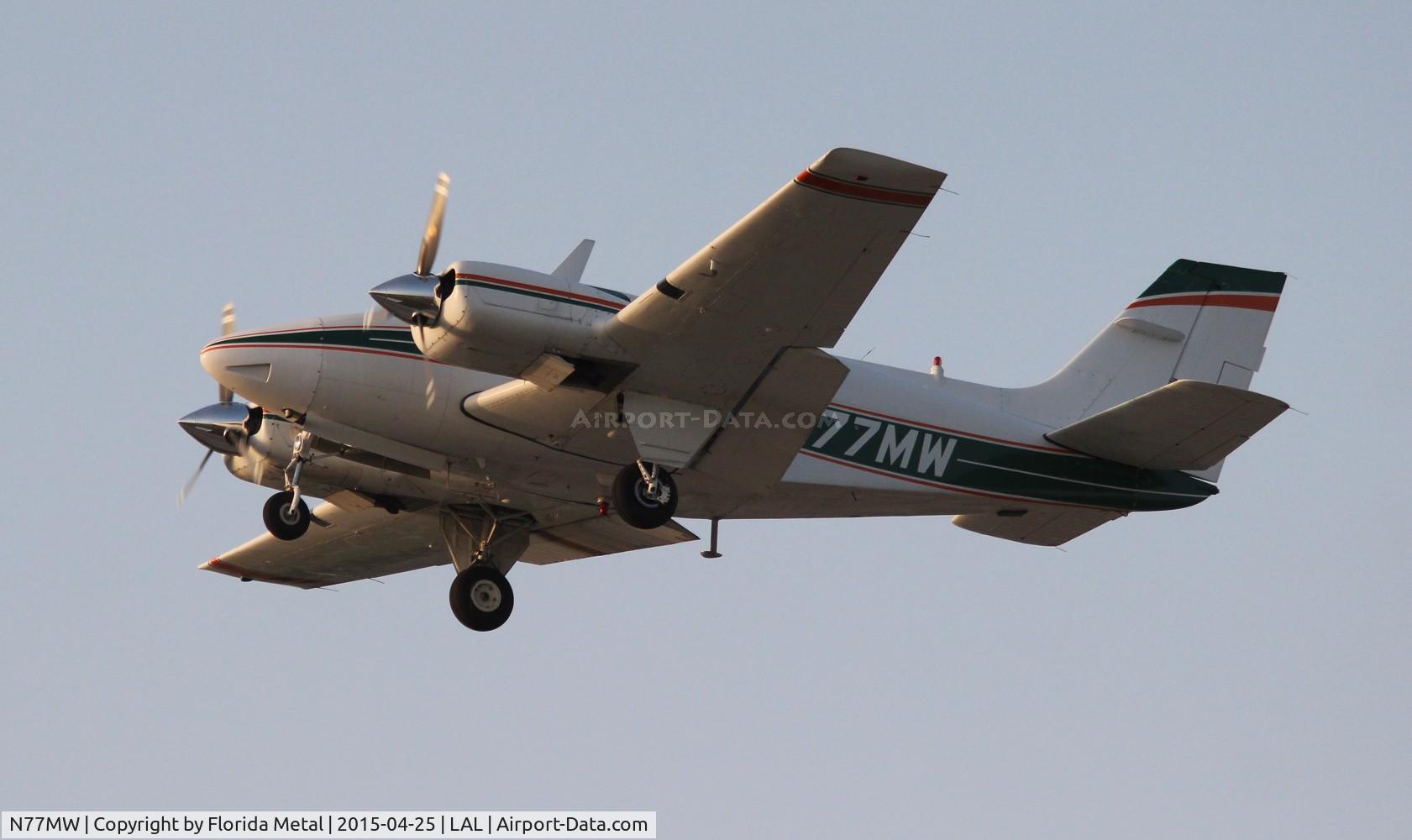 N77MW, 1961 Beech 95-55 C/N TC-183, Beech 55 Baron