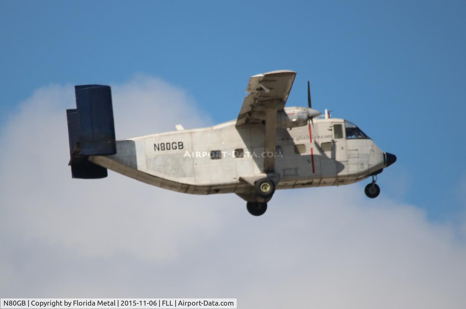 N80GB, 1970 Short SC-7 Skyvan 3M-400 C/N SH.1888, This particular SC-7 will be infamously known as 