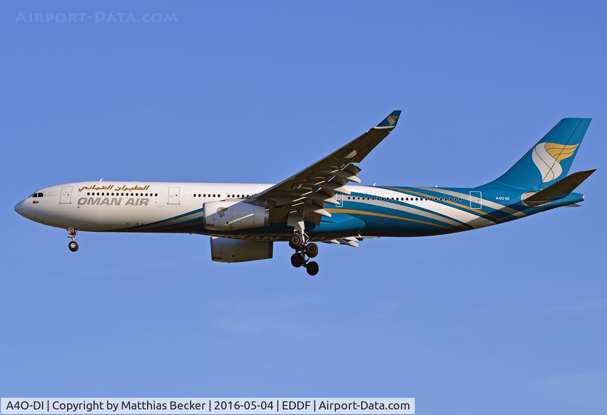 A4O-DI, 2014 Airbus A330-343 C/N 1582, A4O-DI