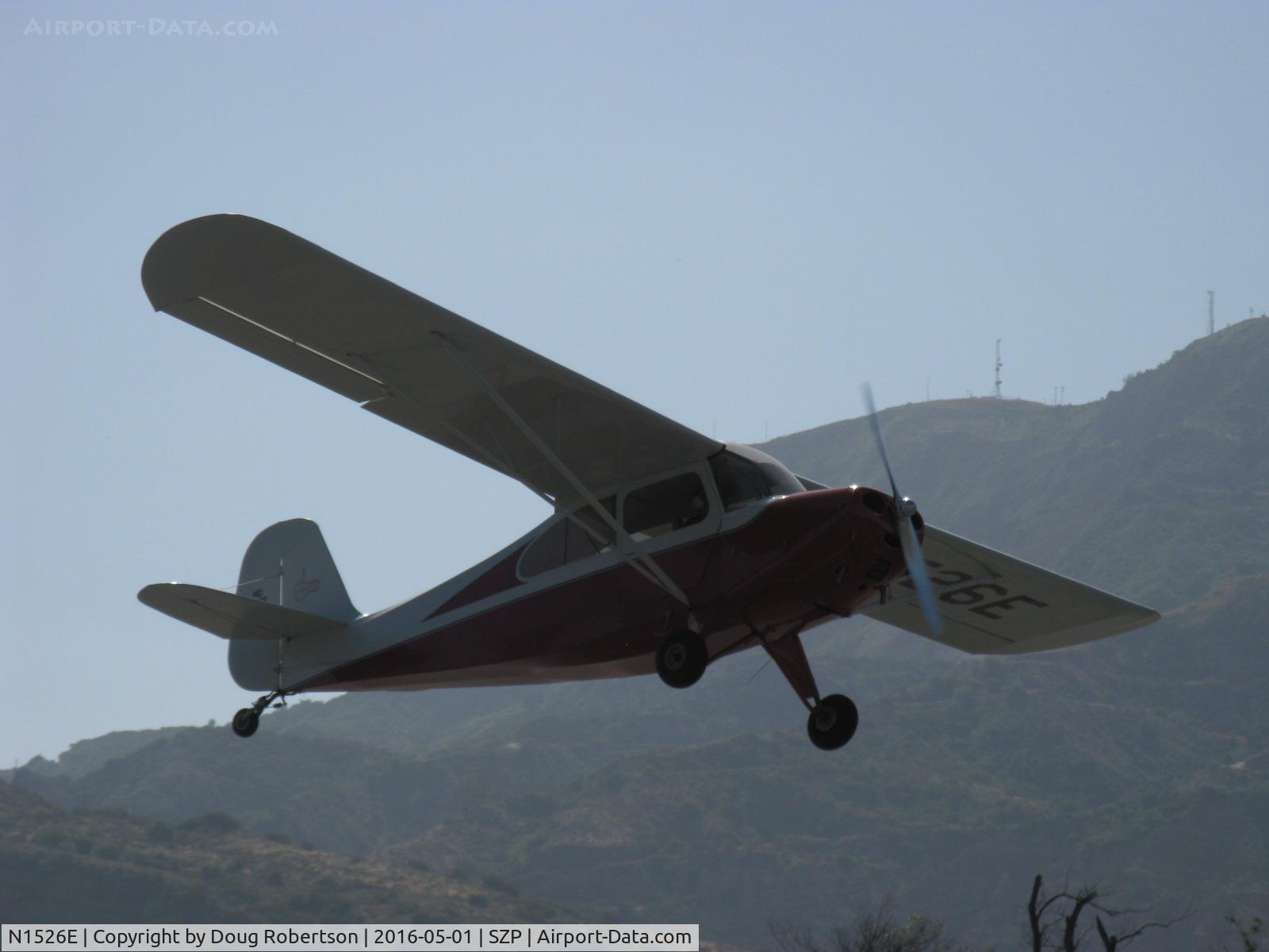 N1526E, 1946 Aeronca 7AC Champion C/N 7AC-5089, 1946 Aeronca 7AC CHAMPION, Continental A&C65 65 Hp, takeoff climb Rwy 22