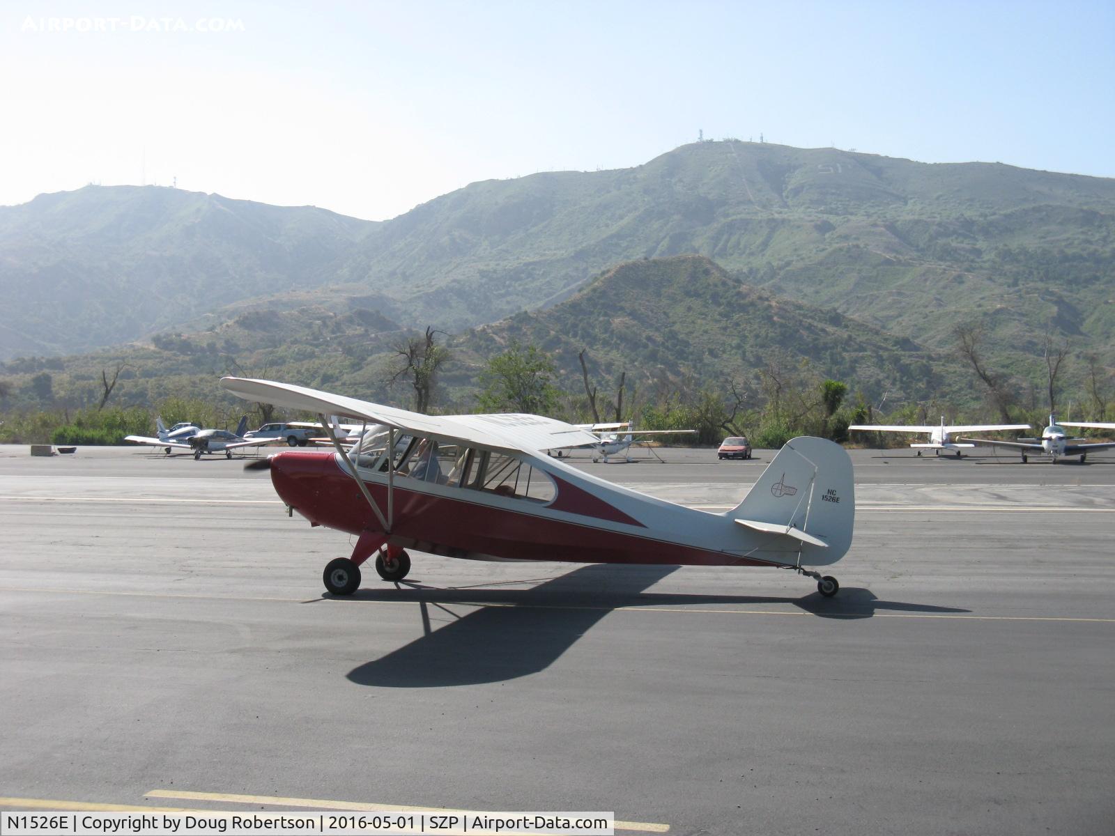 N1526E, 1946 Aeronca 7AC Champion C/N 7AC-5089, 1946 Aeronca 7AC CHAMPION, Continental A&C65 65 Hp, taxi to Rwy 22