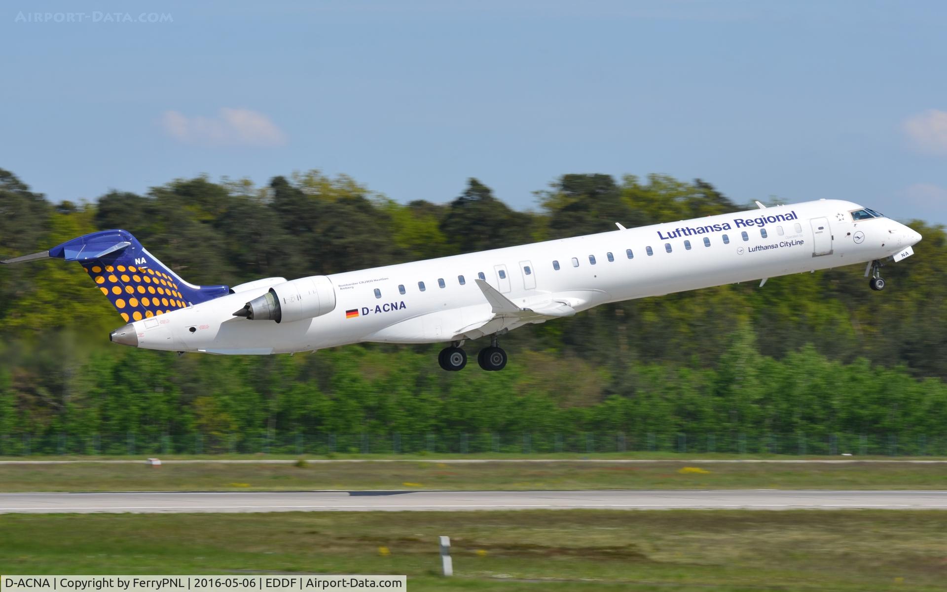 D-ACNA, 2009 Bombardier CRJ-900 NG (CL-600-2D24) C/N 15229, Lufthansa Cityline CL900 taking-off.
