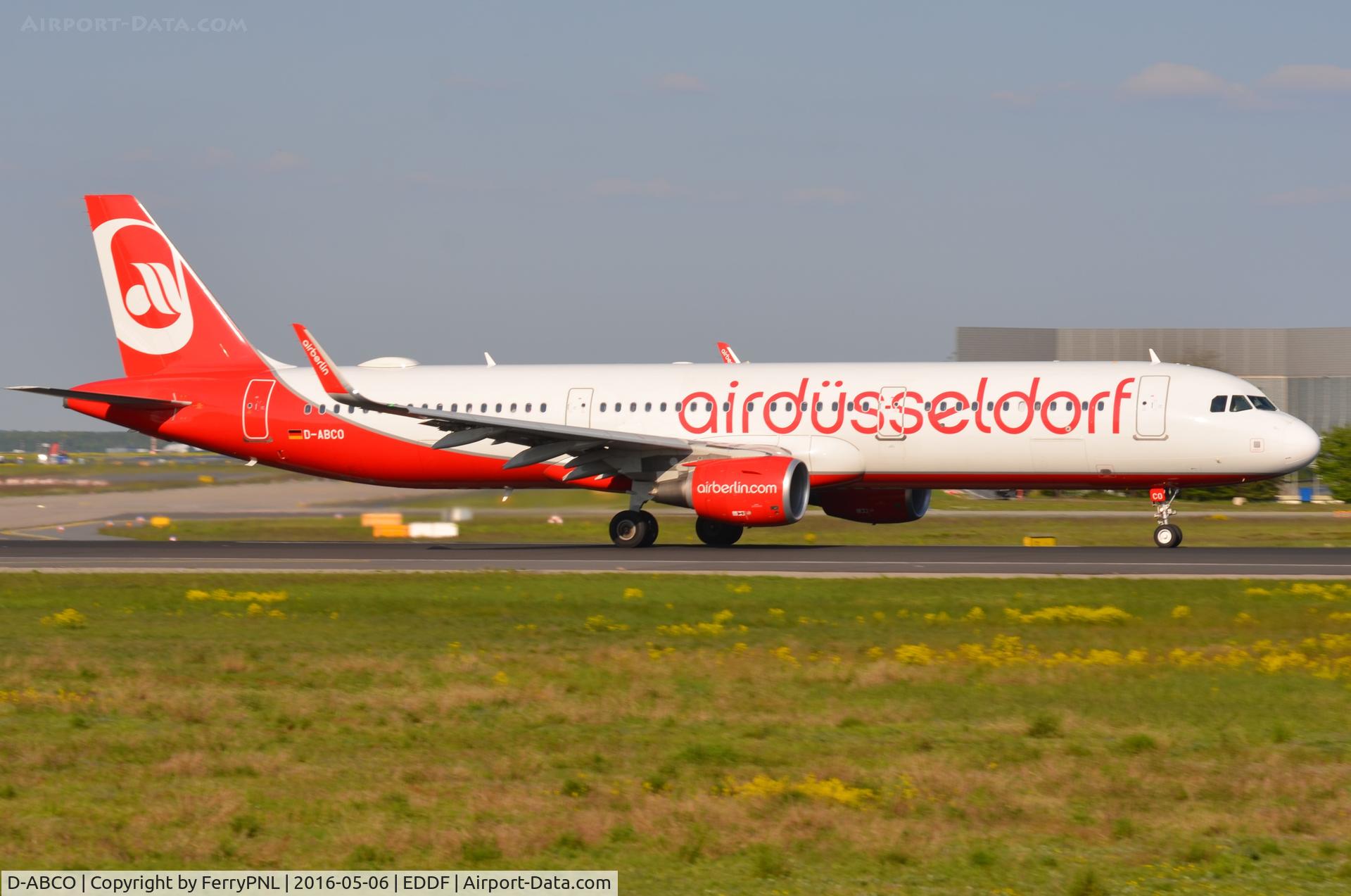 D-ABCO, 2015 Airbus A321-211 C/N 6501, And they say Germans don't have a sense of humor