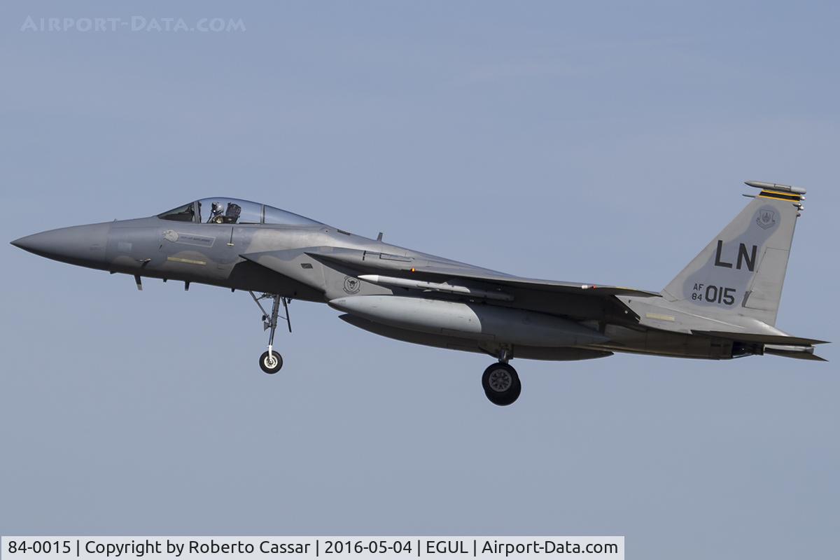 84-0015, 1984 McDonnell Douglas F-15C Eagle C/N 0925/C318, Lakenheath 2016