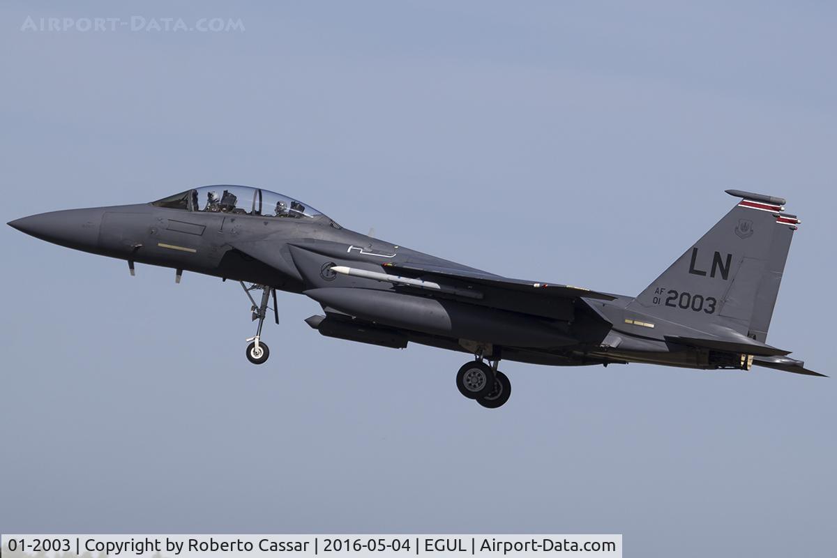 01-2003, 2001 McDonnell Douglas F-15E Strike Eagle C/N 1374/E235, Lakenheath 2016