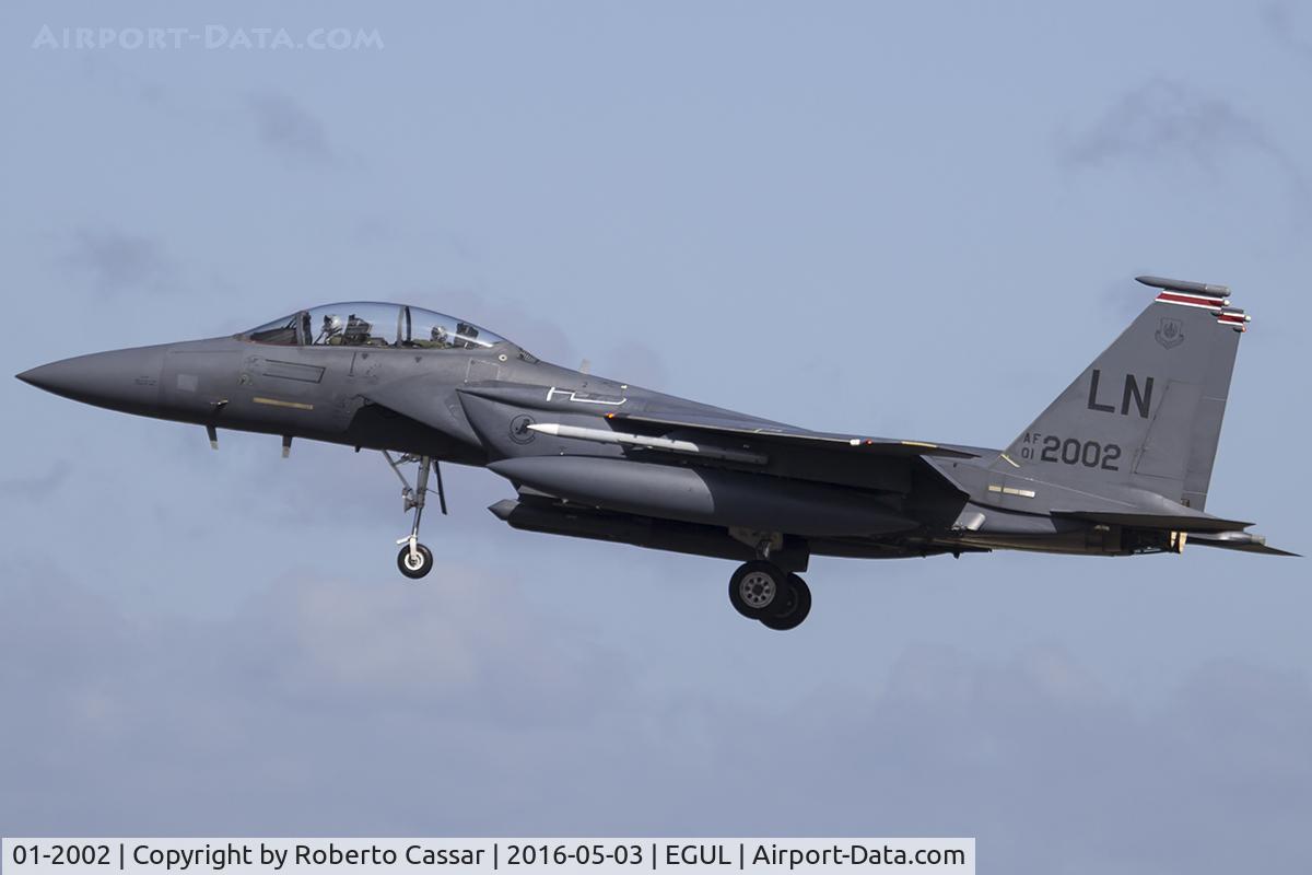 01-2002, 2001 McDonnell Douglas F-15E Strike Eagle C/N 1373/E234, Lakenheath 2016