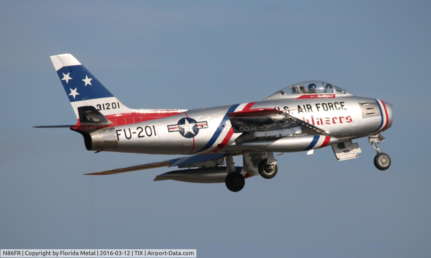 N86FR, 1952 North American F-86F Sabre C/N 191-655, F-86F
