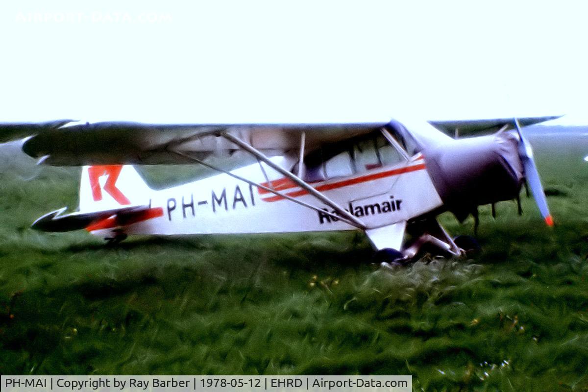 PH-MAI, 1951 Piper L-21A Super Cub (PA-18-125) C/N 18-565, Piper L-21A-105 Super Cub [18-565] (Reclamair) Rotterdam~G 12/05/1978. From a slide.