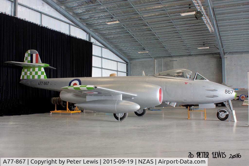A77-867, 1952 Gloster Meteor F8 C/N Not found WK685/A77-867, Ashburton Aviation Museum