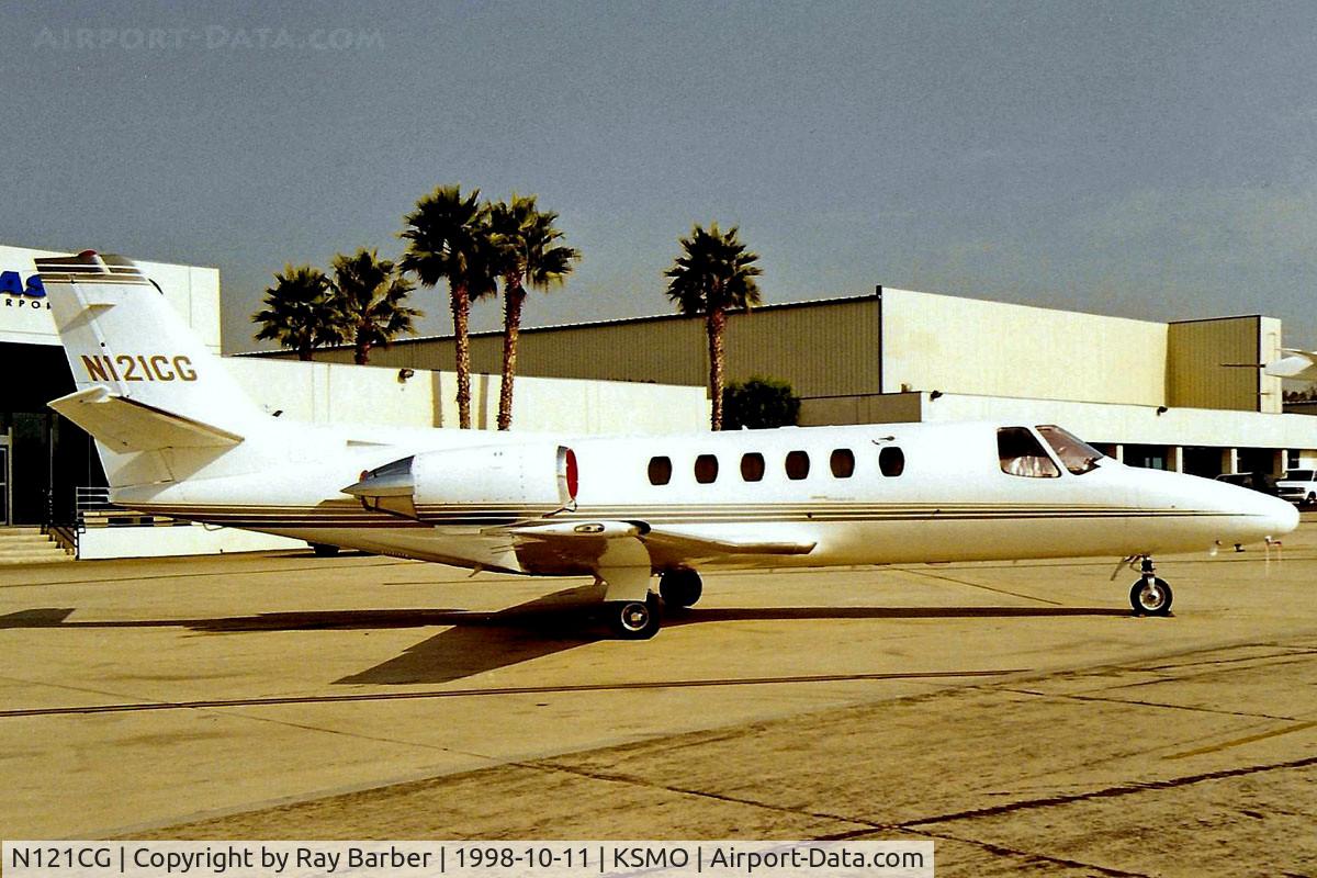 N121CG, 1987 Cessna S550 Citation IIS C/N S550-0123, Cessna Citation S/II [S550-0123] Santa Monica-Municipal~N 11/10/1998