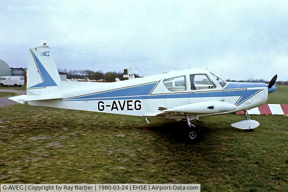 G-AVEG, 1966 SIAI-Marchetti S-205-18F C/N 225, SIAI-Marchetti S.205/18F [225] Hoeven/Seppe~PH 24/03/1980. From a slide.