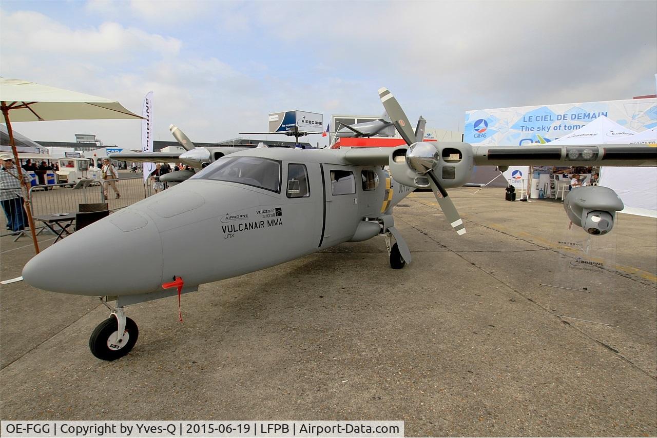 OE-FGG, 2010 Vulcanair P-68R Victor C/N 457/R, Vulcanair P-68R, Static display, Paris-Le Bourget airport (LFPB-LBG) Air show 2015