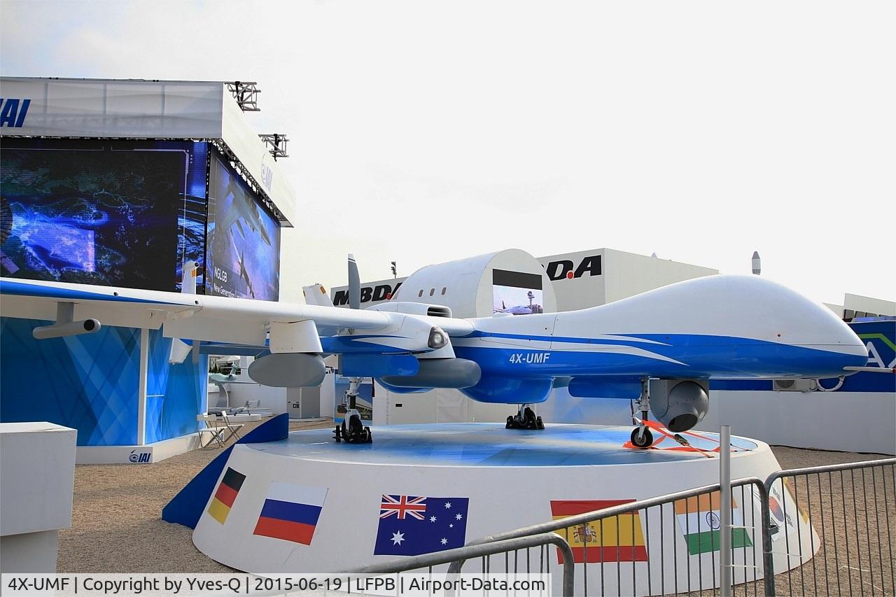 4X-UMF, Israel Aerospace Industries Super Heron HF C/N Not found 4X-UMF, IAI Super Heron HF, Displayed at Paris-Le Bourget airport (LFPB-LBG) Air show 2015
