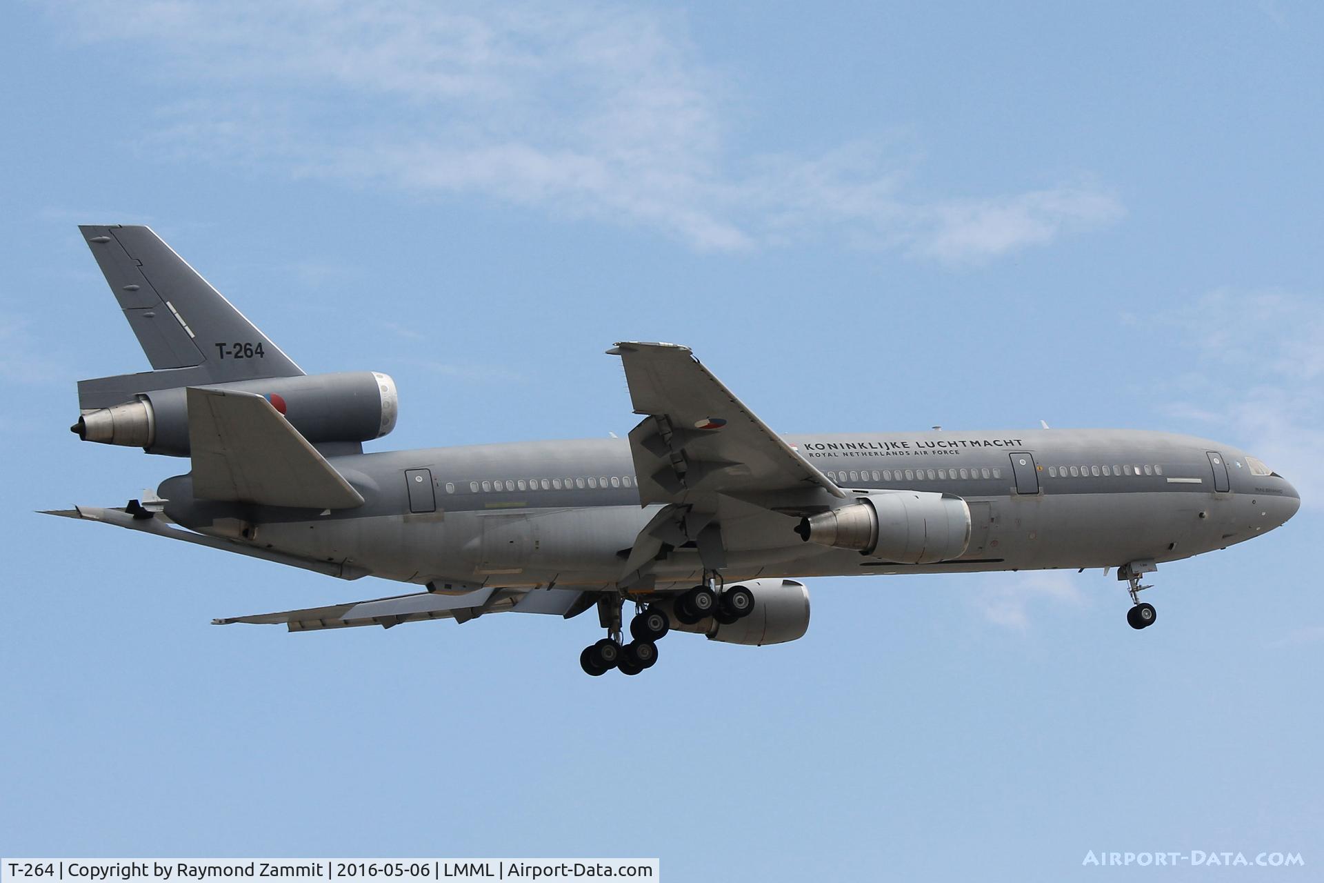 T-264, 1978 McDonnell Douglas KDC-10-30CF C/N 46985, McDonnell Douglas KDC-10 T-264 Royal Netherlands Air Force