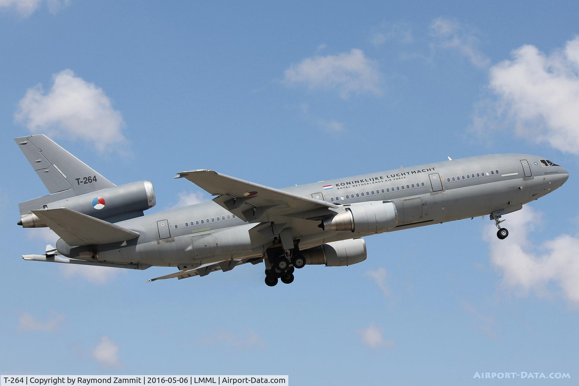 T-264, 1978 McDonnell Douglas KDC-10-30CF C/N 46985, McDonnell Douglas KDC-10 T-264 Royal Netherlands Air Force