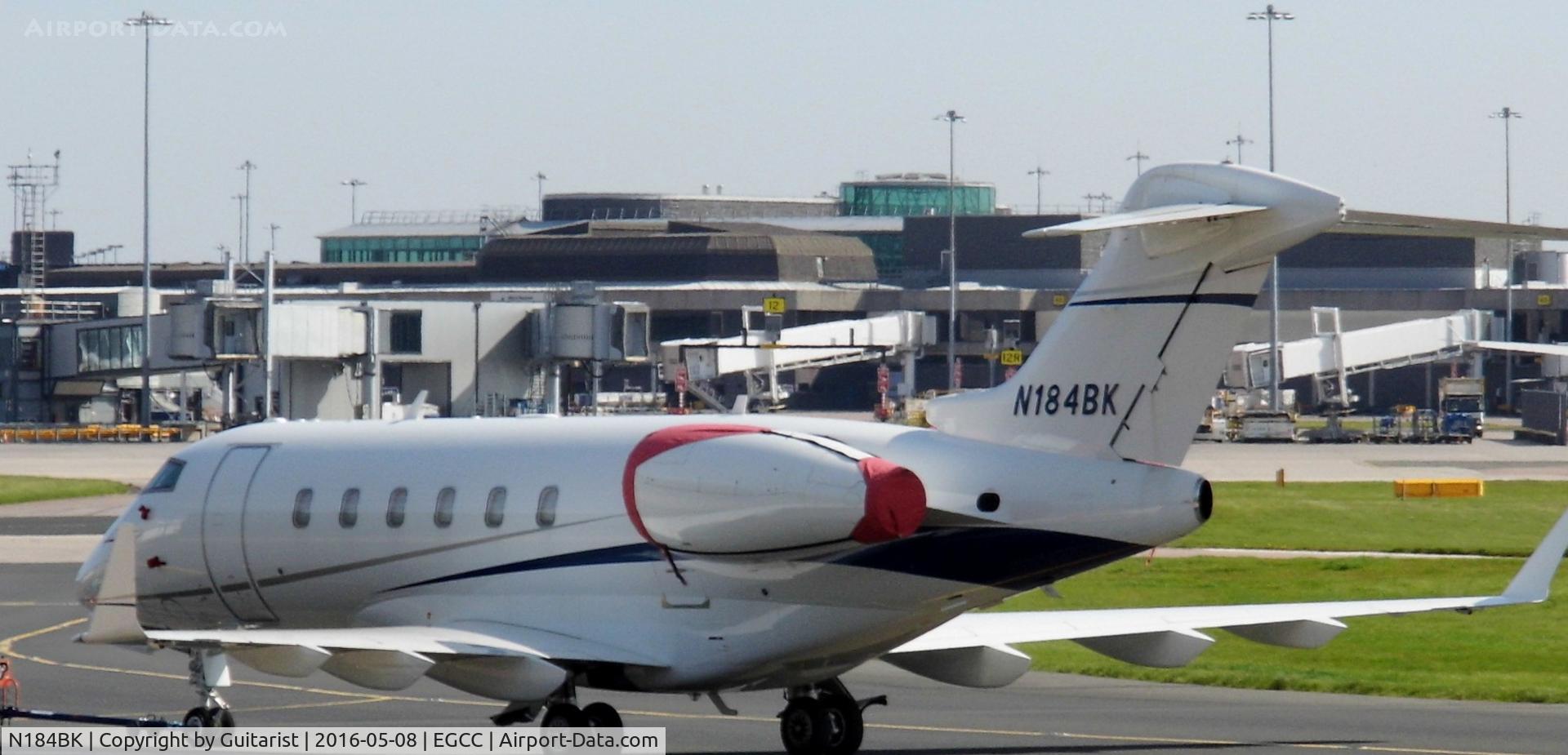N184BK, 2008 Bombardier Challenger 300 (BD-100-1A10) C/N 20209, At Manchester