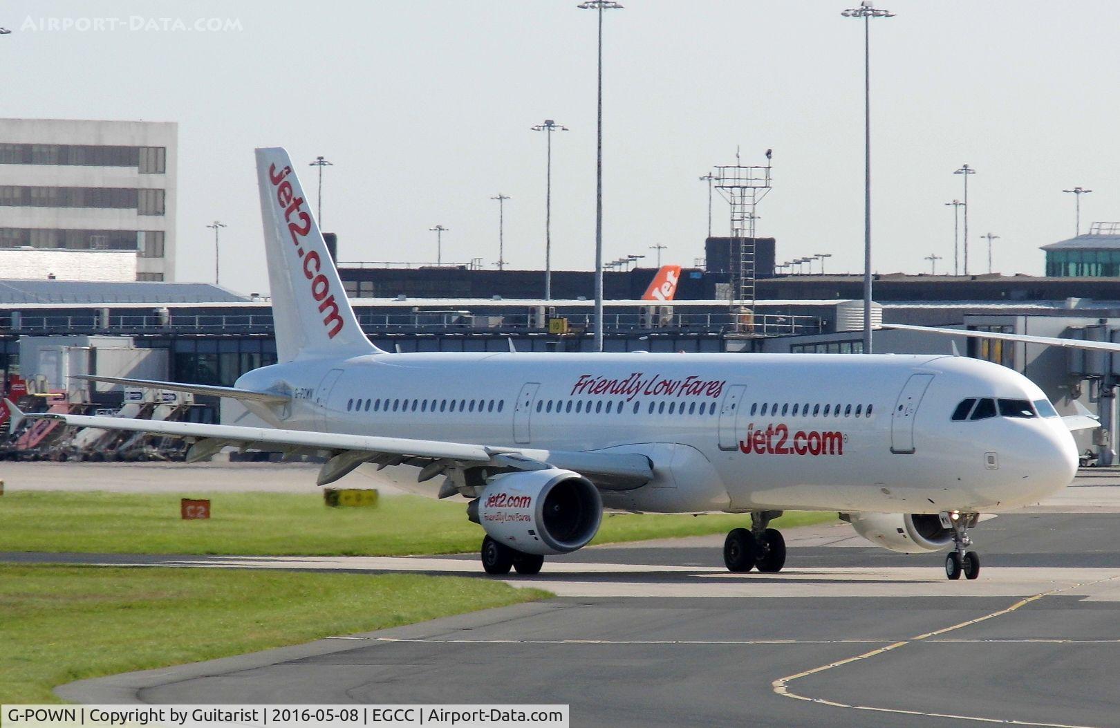 G-POWN, 2009 Airbus A321-211 C/N 3830, At Manchester