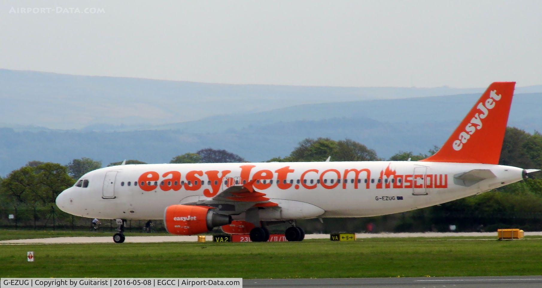 G-EZUG, 2011 Airbus A320-214 C/N 4680, At Manchester