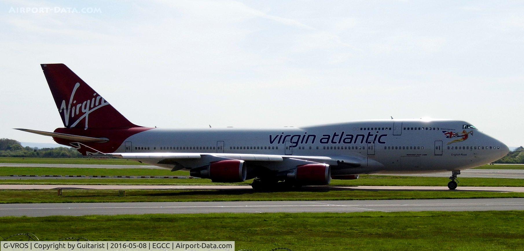 G-VROS, 2001 Boeing 747-443 C/N 30885, At Manchester