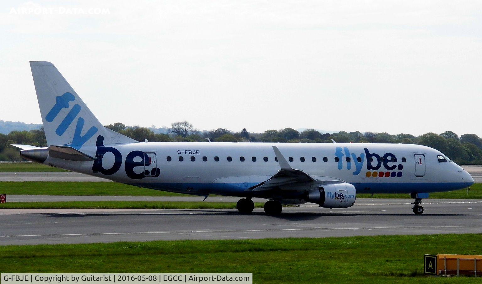 G-FBJE, 2012 Embraer 175STD (ERJ-170-200) C/N 17000336, At Manchester
