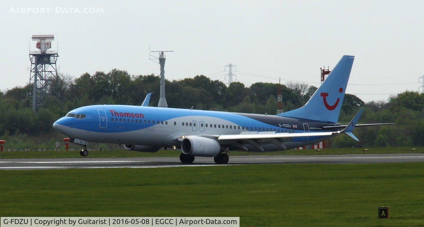 G-FDZU, 2011 Boeing 737-8K5 C/N 37253, At Manchester