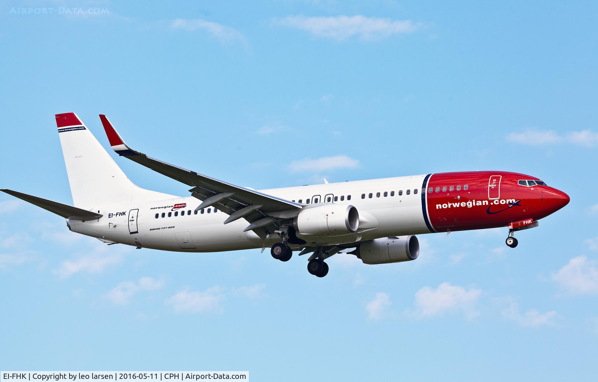 EI-FHK, 2015 Boeing 737-8JP C/N 41140, Copenhagen 11.5.16