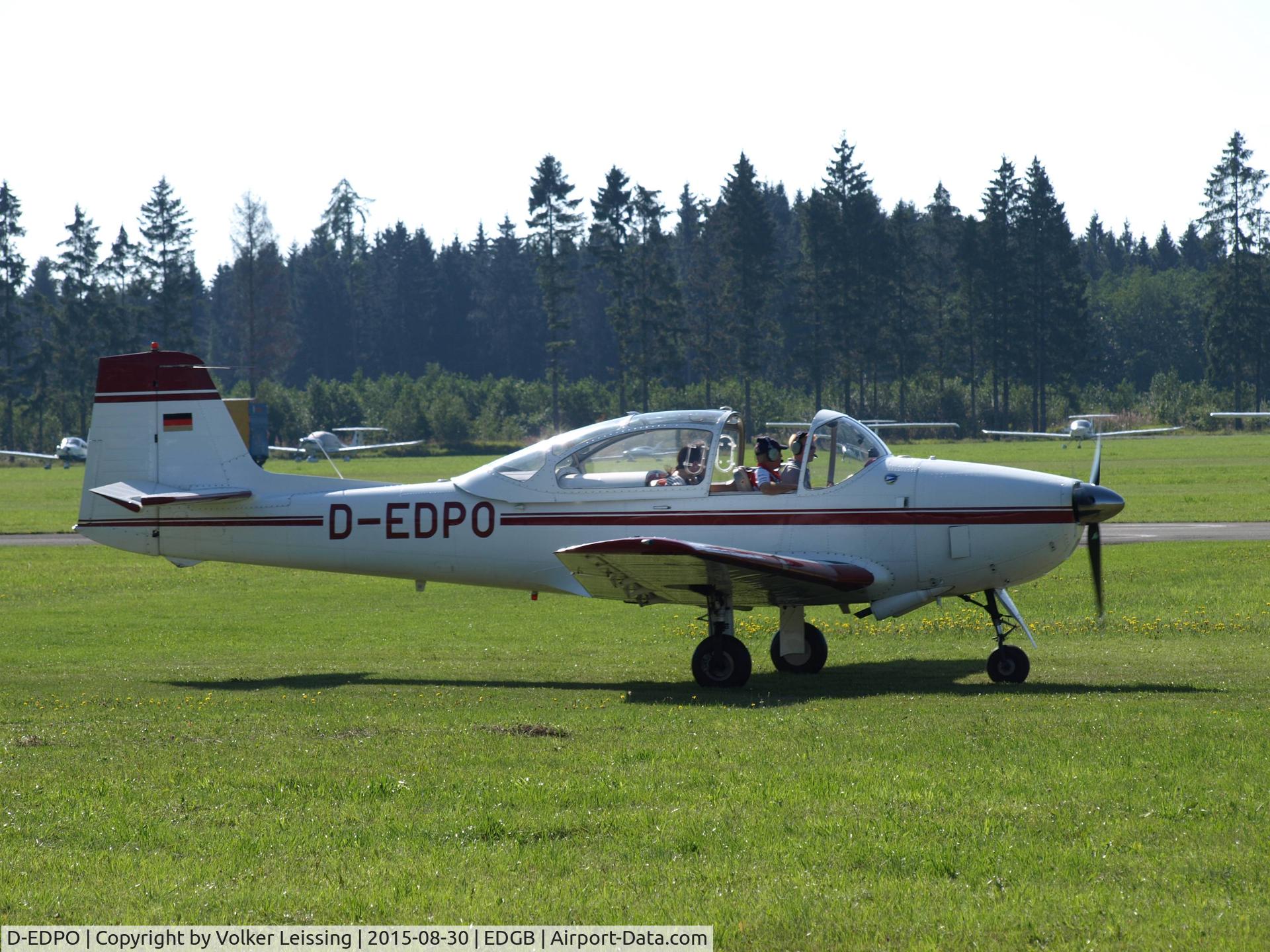 D-EDPO, 1960 Piaggio P.149D C/N 168, Taxi to parking