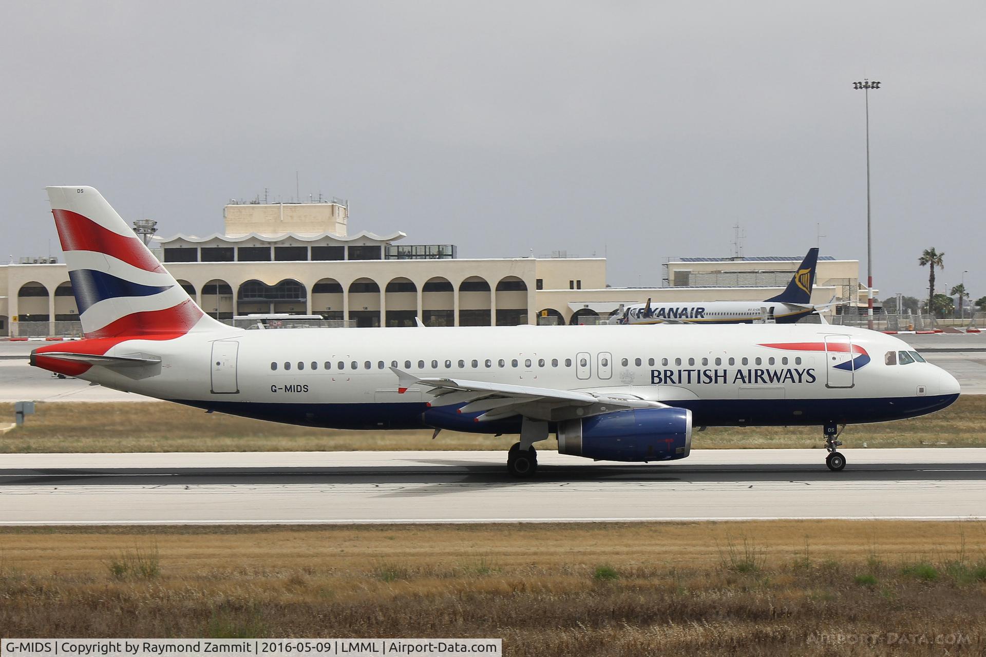 G-MIDS, 2001 Airbus A320-232 C/N 1424, A320 G-MIDS British Airways
