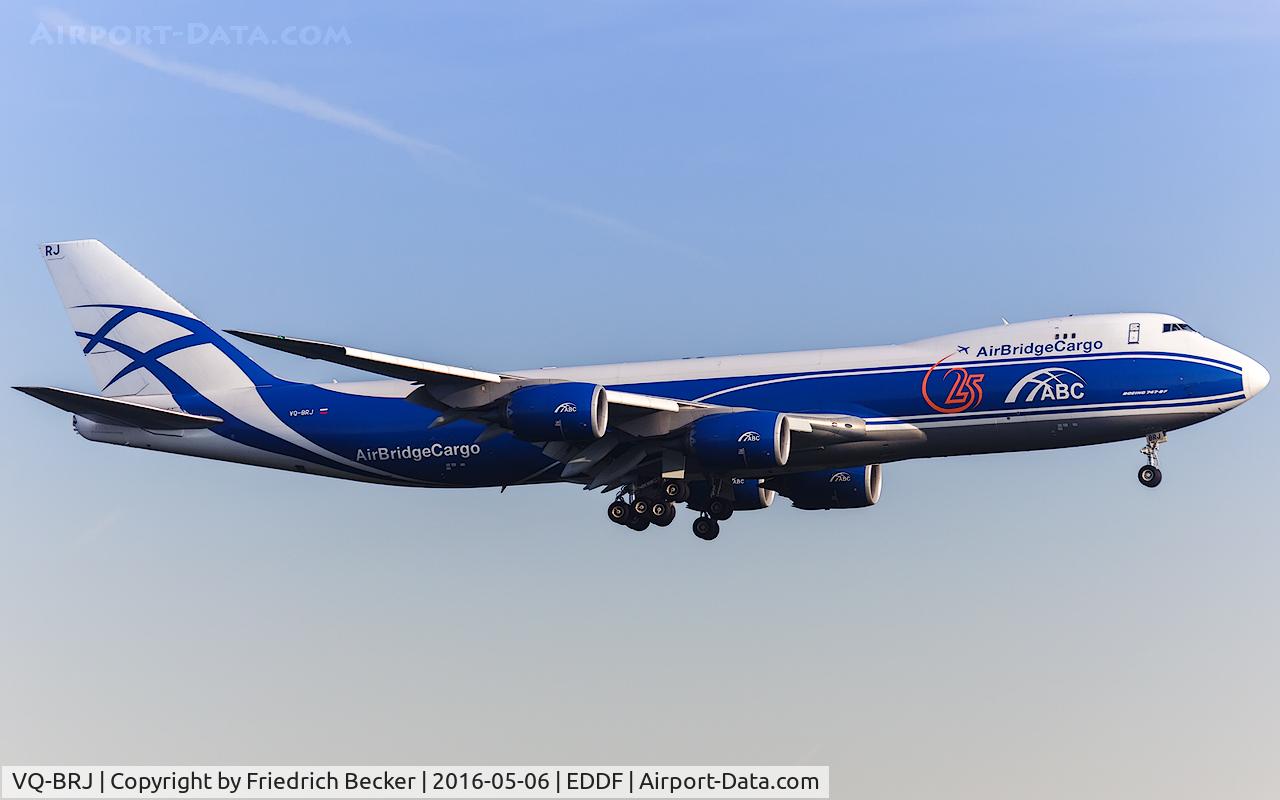 VQ-BRJ, 2013 Boeing 747-8HVF C/N 37670, on final RW07C