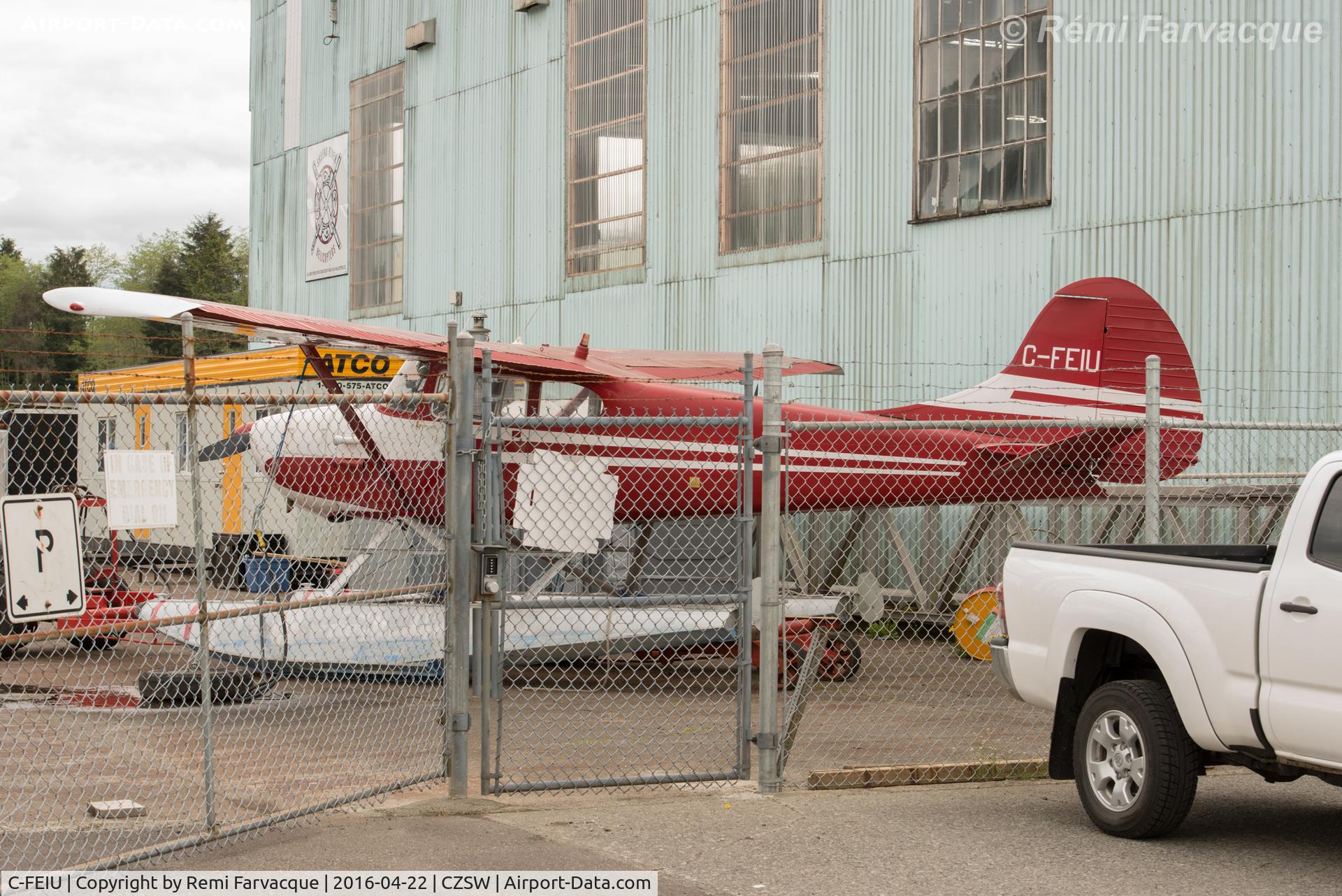 C-FEIU, 1952 Cessna 170B C/N 25497, Parked near Coast Guard base.