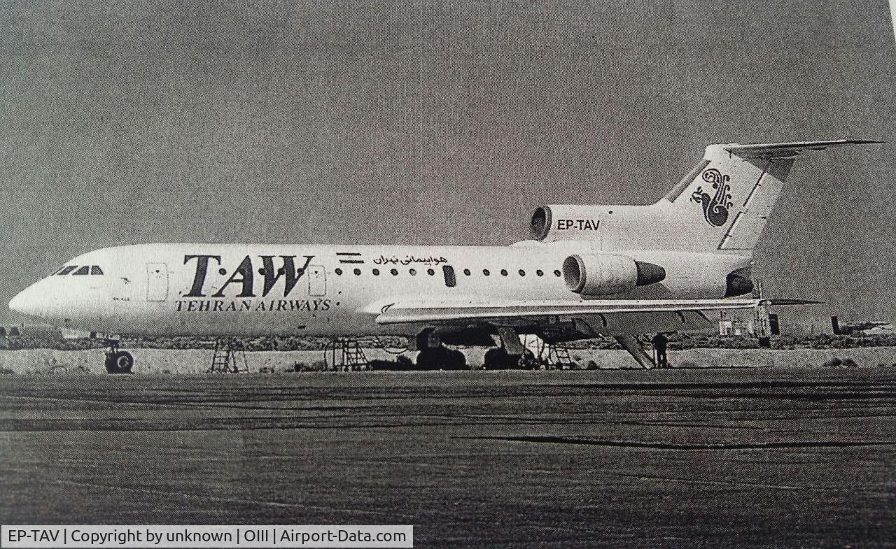 EP-TAV, 1989 Yakovlev Yak-42D C/N 4520422914166, This photo is very old