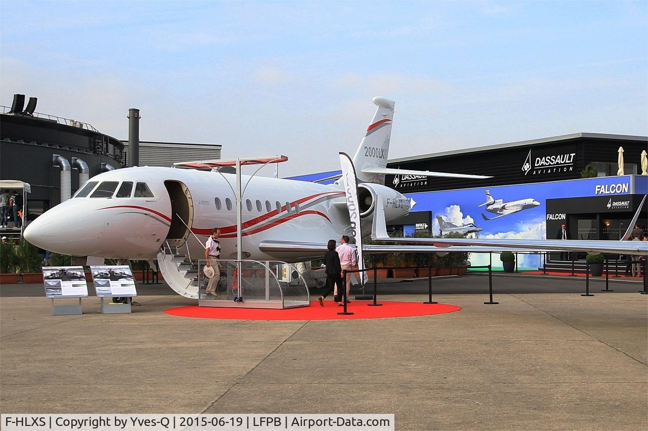 F-HLXS, 2014 Dassault Falcon 2000LXS C/N 269, Dassault Falcon 2000LXS, Static display, Paris-Le Bourget (LFPB-LBG) Air show 2015