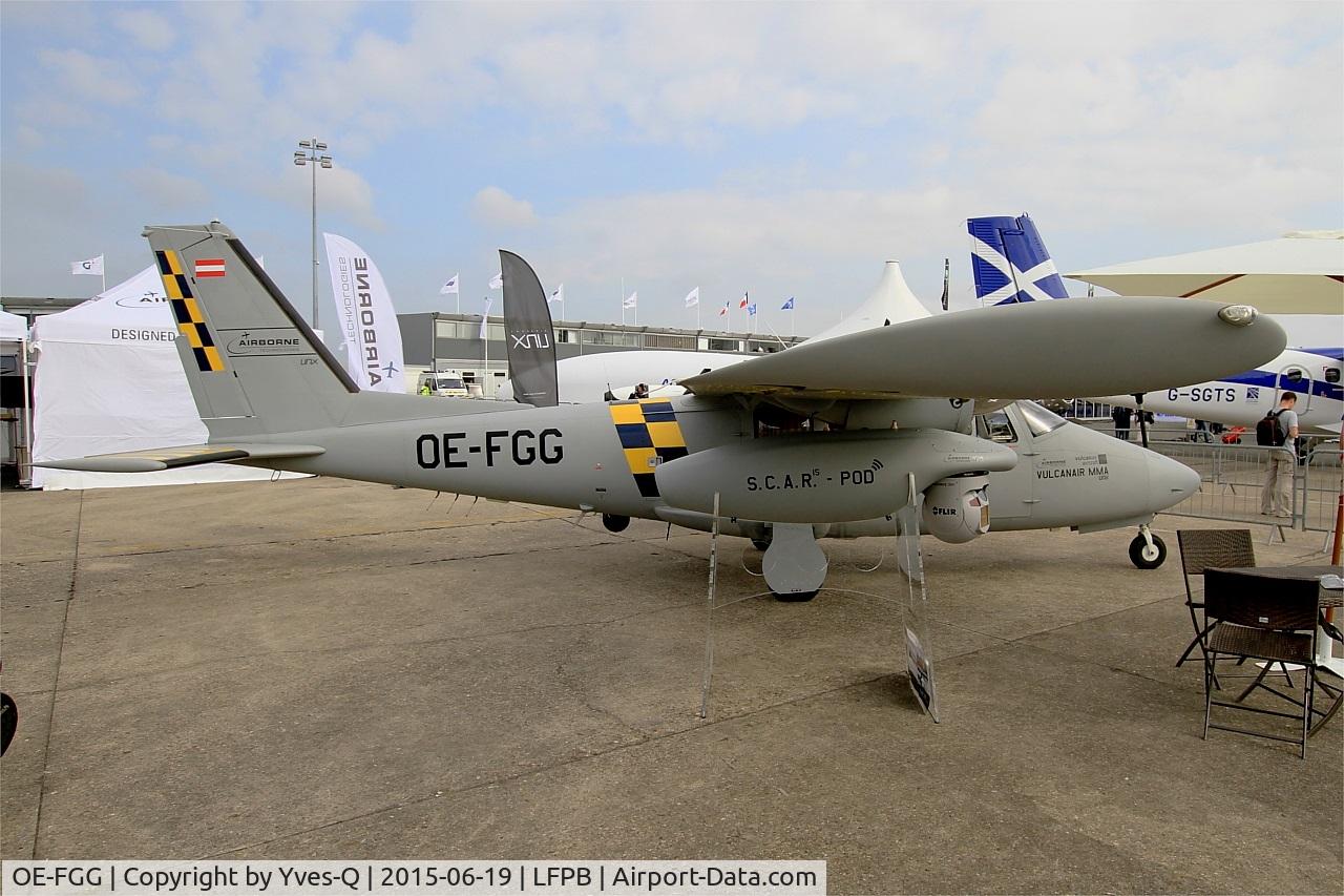 OE-FGG, 2010 Vulcanair P-68R Victor C/N 457/R, Vulcanair P-68R, Static display, Paris-Le Bourget airport (LFPB-LBG) Air show 2015