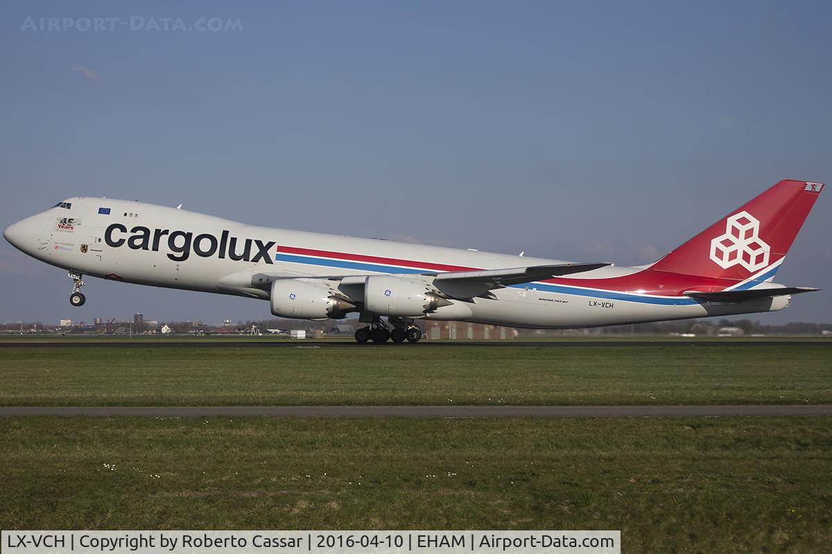 LX-VCH, 2013 Boeing 747-8R7F C/N 35821, Amsterdam