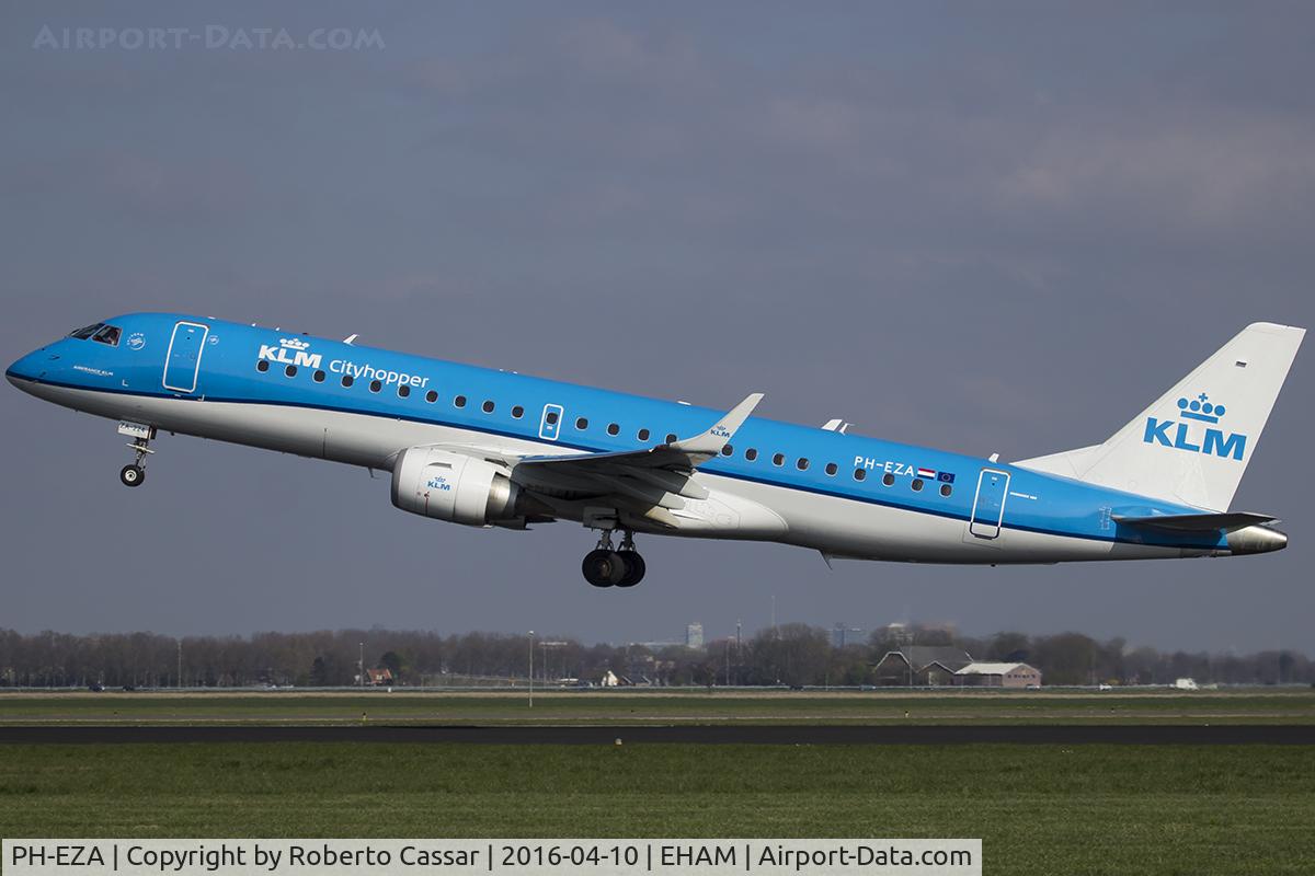 PH-EZA, 2008 Embraer 190LR (ERJ-190-100LR) C/N 19000224, Amsterdam