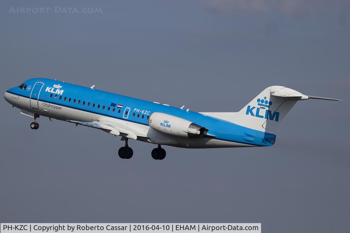 PH-KZC, 1996 Fokker 70 (F-28-0070) C/N 11566, Amsterdam