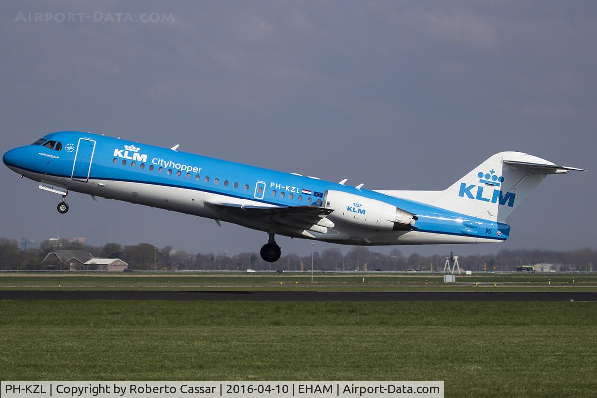 PH-KZL, 1995 Fokker 70 (F-28-0070) C/N 11536, Amsterdam