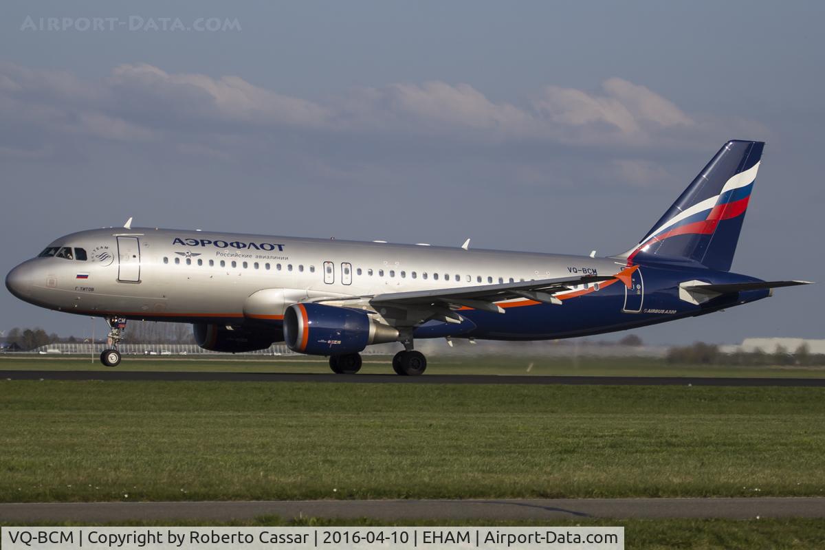 VQ-BCM, 2009 Airbus A320-214 C/N 3923, Amsterdam
