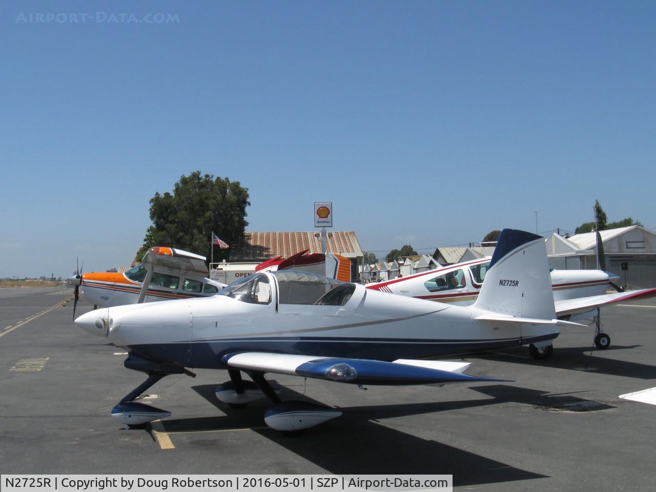 N2725R, 2007 Vans RV-7A C/N 001 (N2725R), 2007 Weaver BECKHAM 1 VAN's RV-7A, Lycoming IO-360-B1B 180 hp