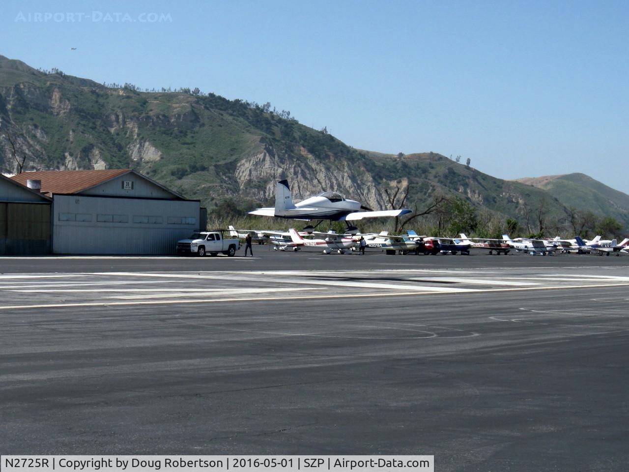 N2725R, 2007 Vans RV-7A C/N 001 (N2725R), 2007 Weaver BECKHAM 1 VAN's RV-7A, Lycoming IO-360-B1B 180 Hp, on short final Rwy 22
