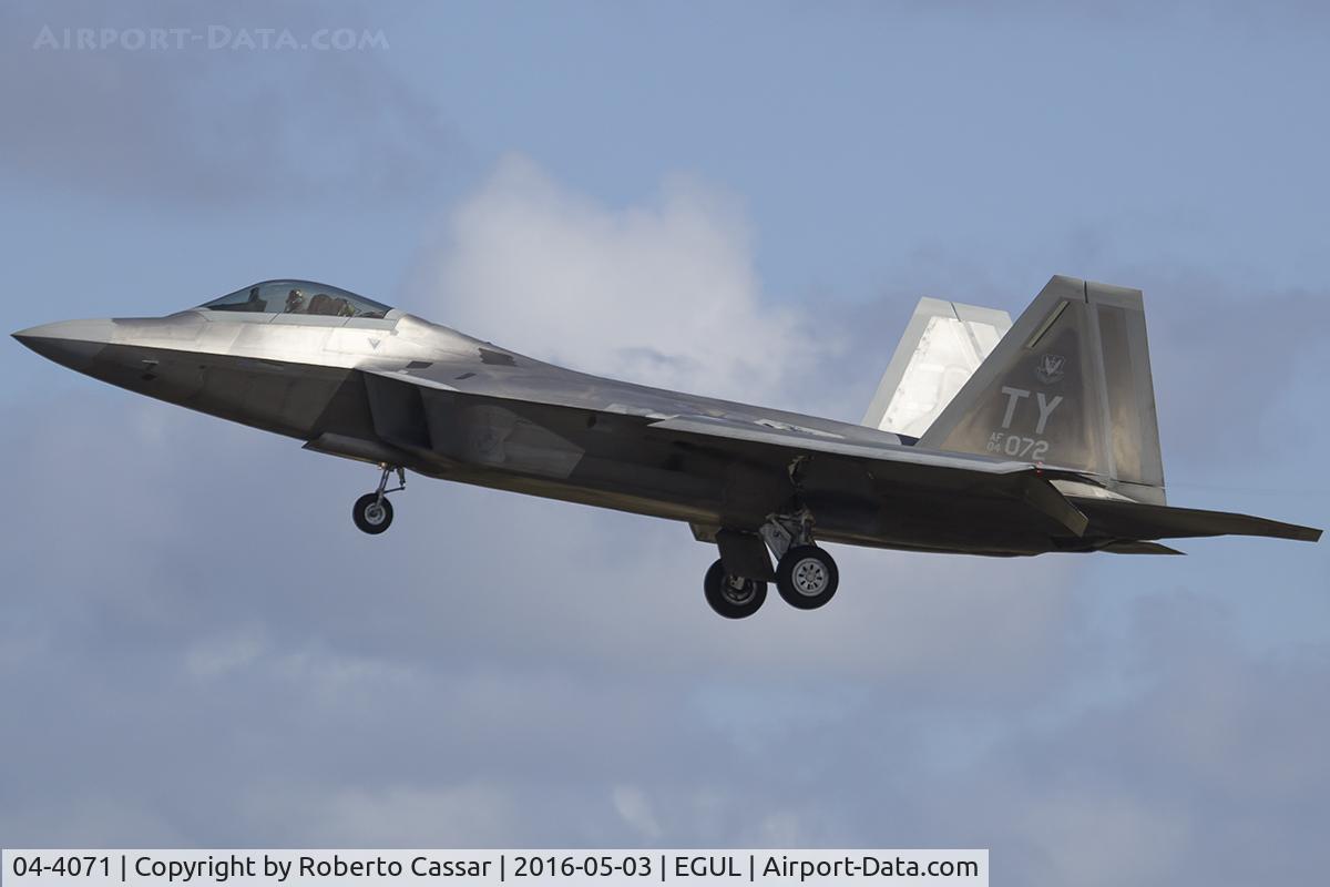 04-4071, 2004 Lockheed Martin F-22A Raptor C/N 4071, Lakenheath 2016