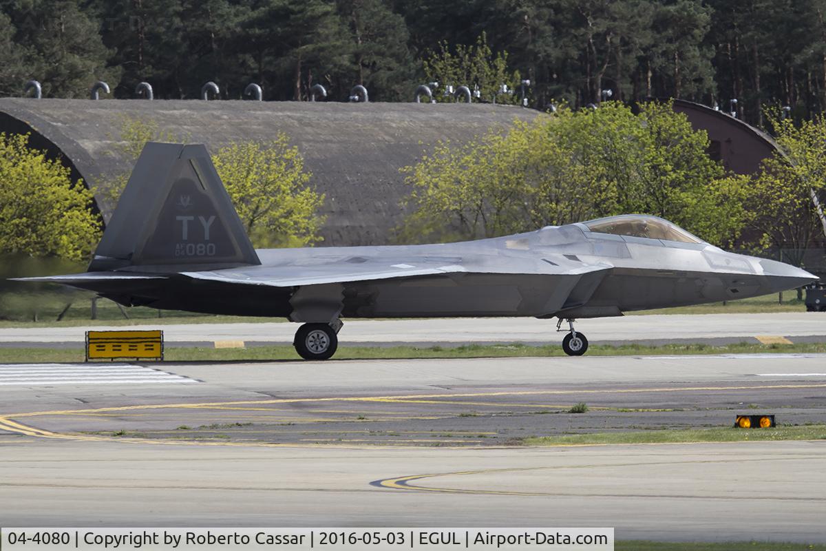 04-4080, 2004 Lockheed Martin F-22A Raptor C/N 4080, Lakenheath 2016