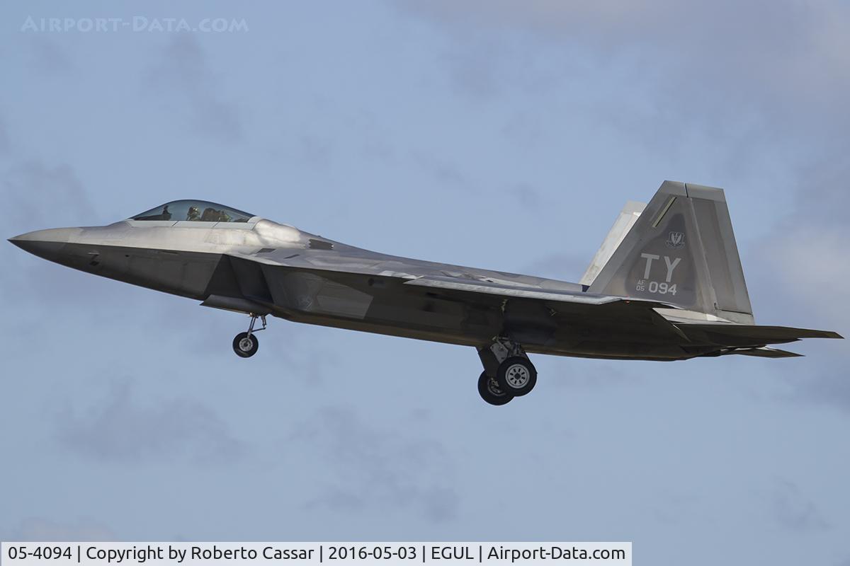 05-4094, 2005 Lockheed Martin F-22A Raptor C/N 4094, Lakenheath 2016