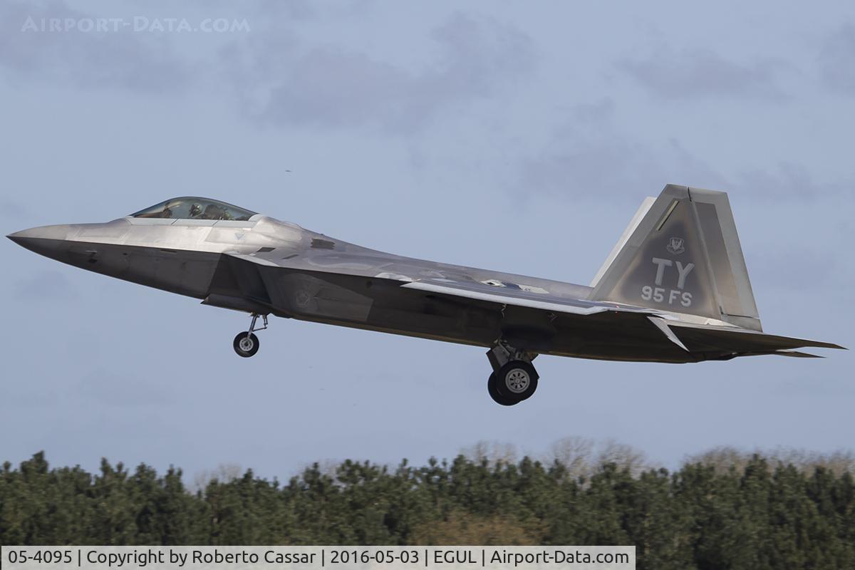 05-4095, Lockheed Martin F-22A Raptor C/N 4095, Lakenheath 2016