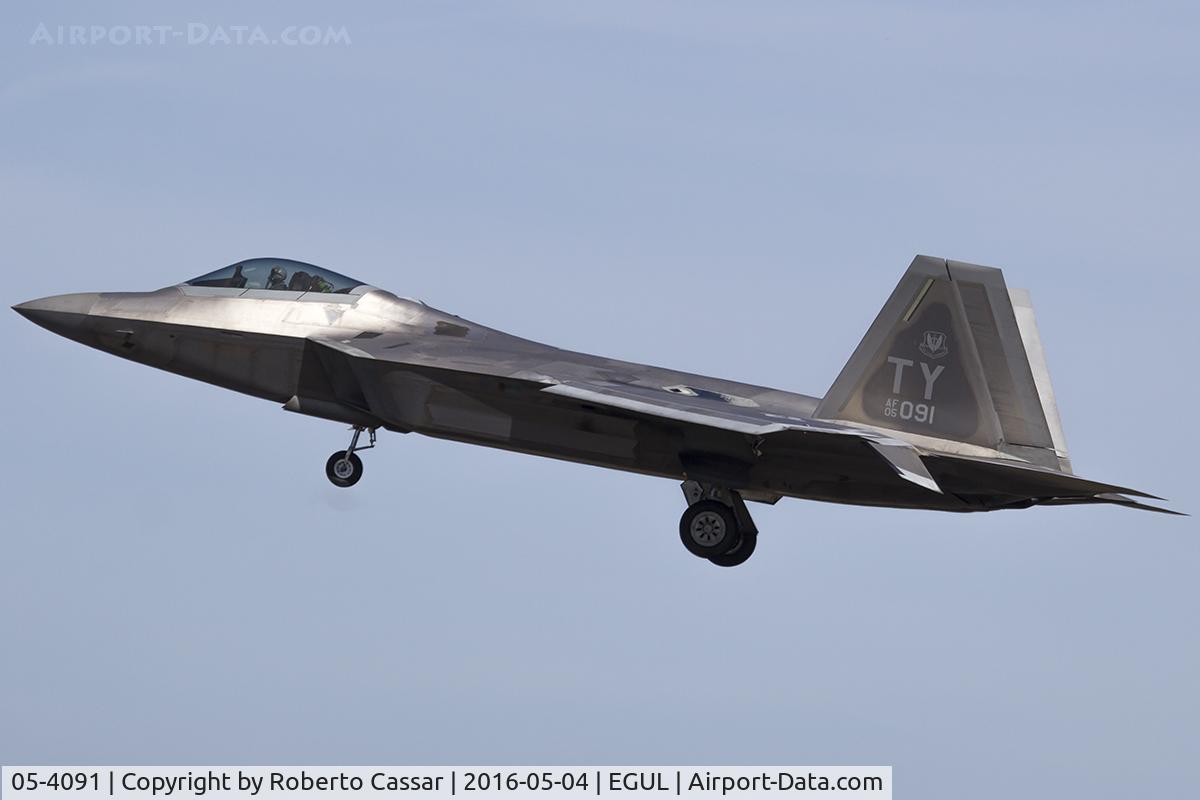 05-4091, Lockheed Martin F-22A Raptor C/N 4091, Lakenheath 2016