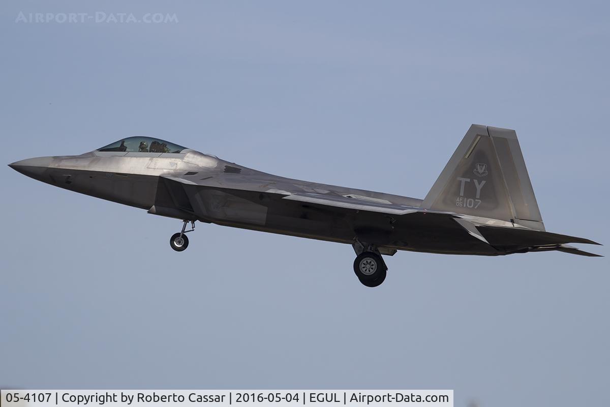 05-4107, 2005 Lockheed Martin F-22A Raptor C/N 645-4107, Lakenheath 2016