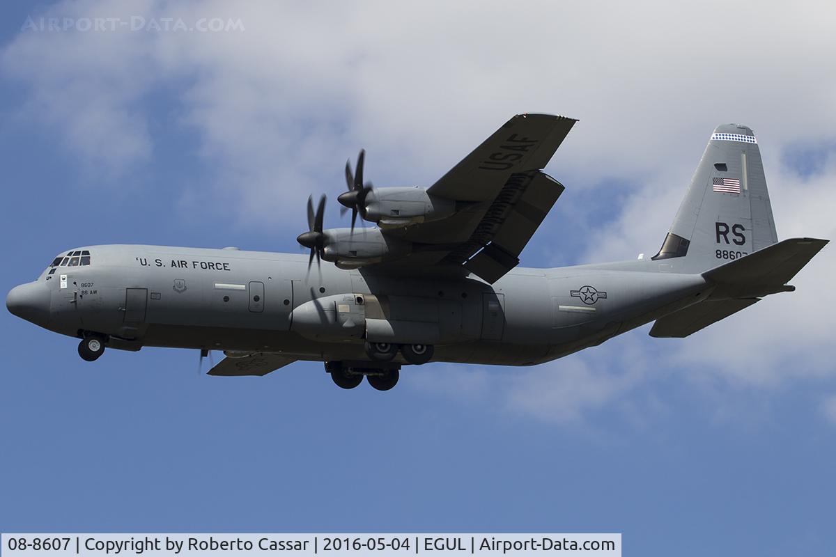 08-8607, 2008 Lockheed Martin C-130J-30 Super Hercules C/N 382-5616, Lakenheath 2016 - Paradrops