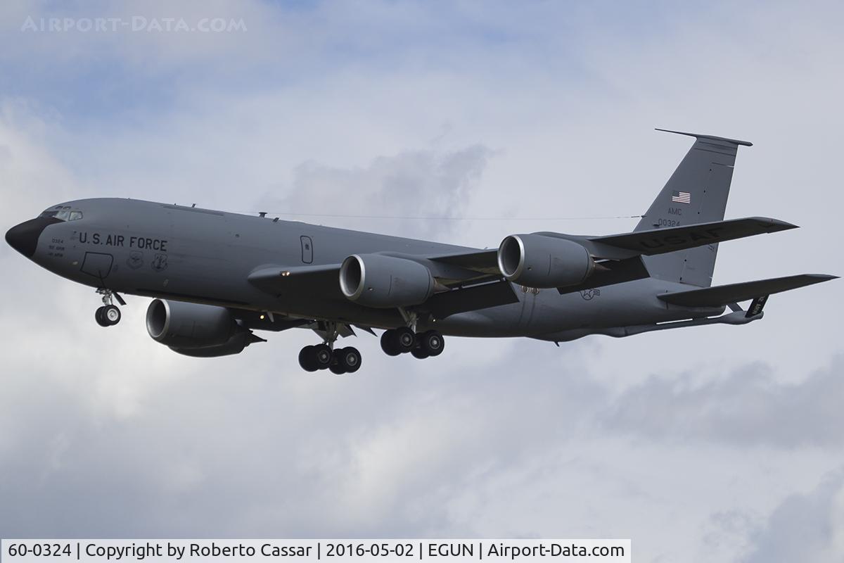 60-0324, 1960 Boeing KC-135R Stratotanker C/N 18099, Mildenhall 2016
